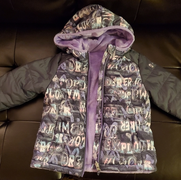 Free Country Toddler Girls Reversible Jacket - Picture 1 of 6